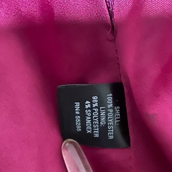 Express Fuchsia Strapless mini Dress size 0 - Picture 13 of 16